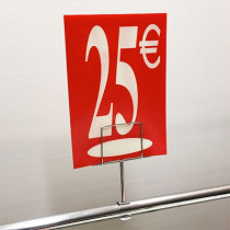Panneau polypro "25€" L17,5 H24,5 cm
