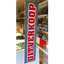 Poster  " TOTALE UITVERKOOP" L30 H83cm