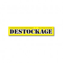 Affiche "DESTOCKAGE" L80 H15 cm