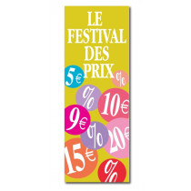Affiche "LE FESTIVAL DES PRIX" L42  H115 cm