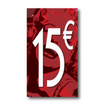 Panneau PVC 15€, 20x35cm