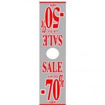 Poster "SALE UP TO -50 -70%" Mannequin 170 X 40 CM