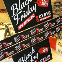 KIT 6 affiches "BLACK FRIDAY"