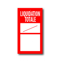 Paquet de 250 ét. papier L55 H105 mm  LIQUIDATION TOTALE 