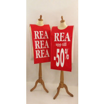 Poster mannequin  "REA -50%" L40 H168 cm