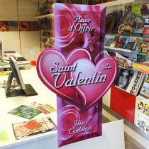Carton "Saint Valentin" L43 H65 cm