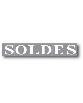 Affiche "SOLDES" L165 H28 cm